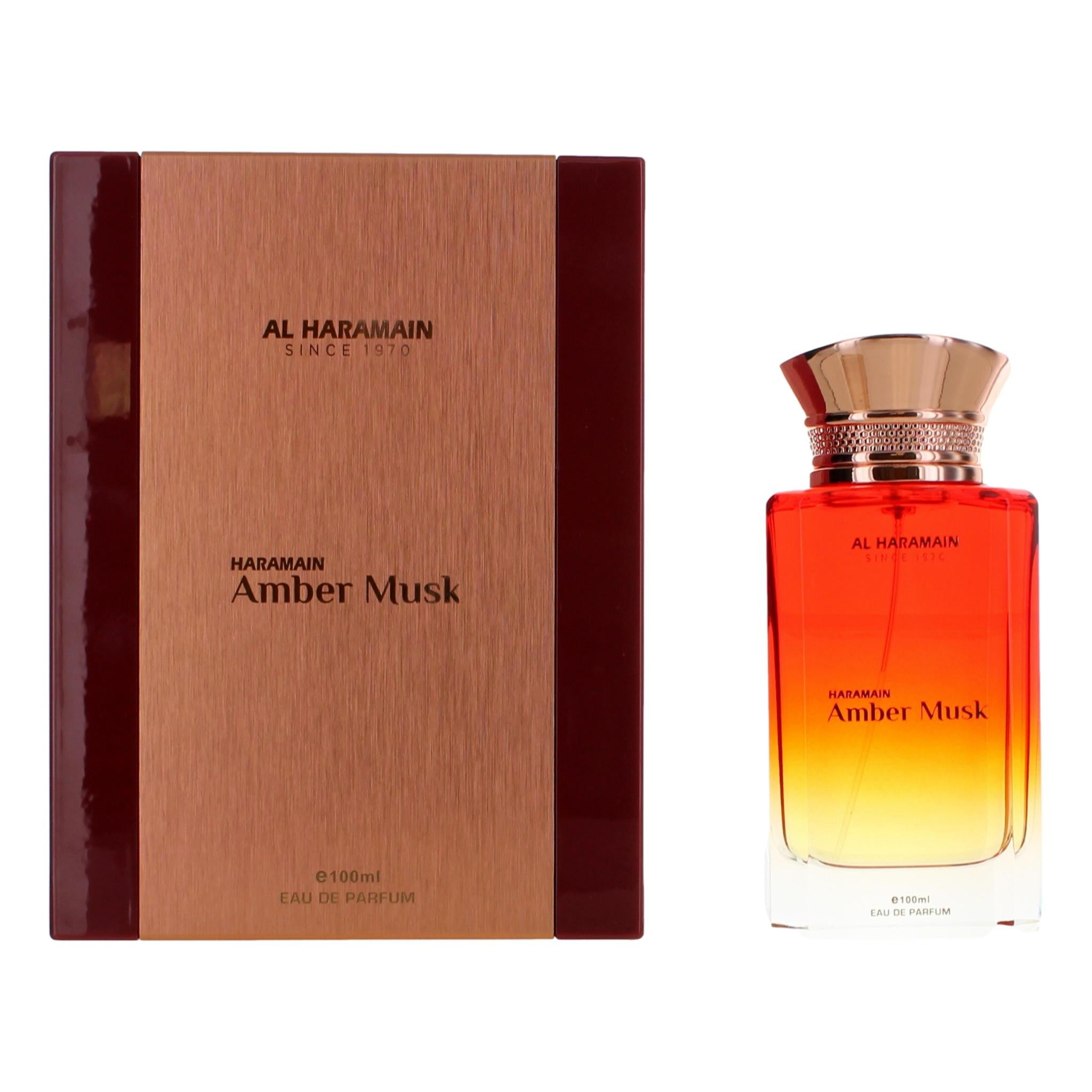 Bottle of Amber Musk by Al Haramain, 3.4 oz Eau De Parfum Spray for Unisex